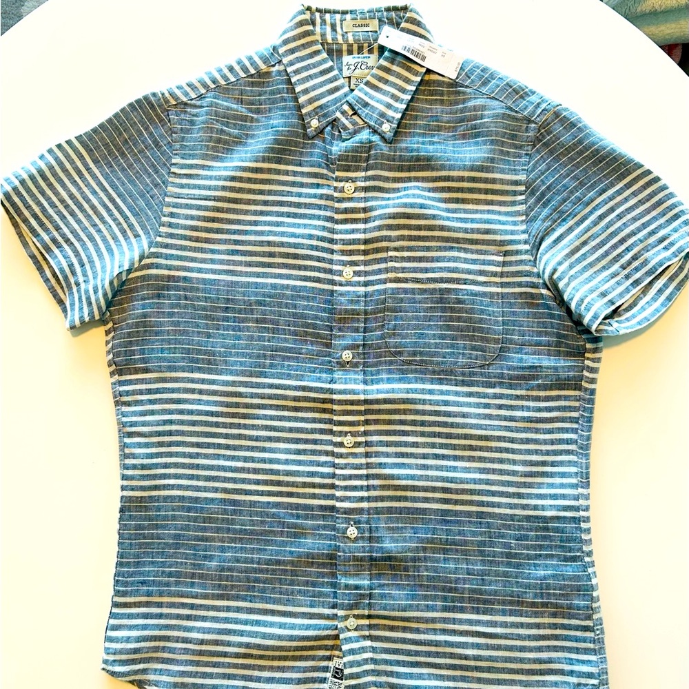 Jcrew Baird McNutt Irish Linen Shirt NWT